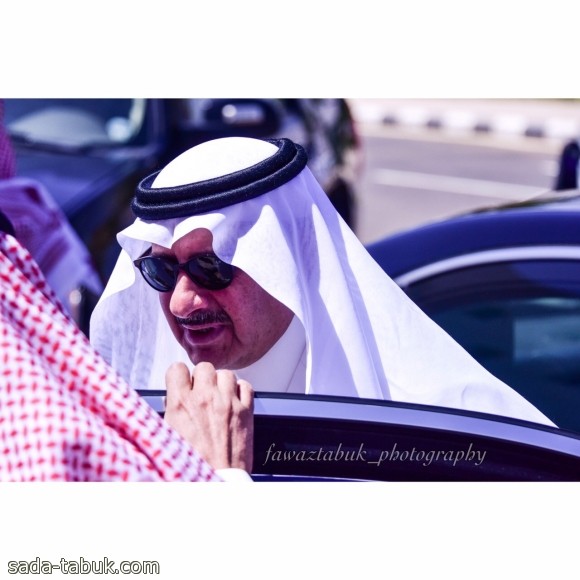 أثناء وصول الأمير فهد للمستشفى التخصصي بتبوك - فواز الشريف