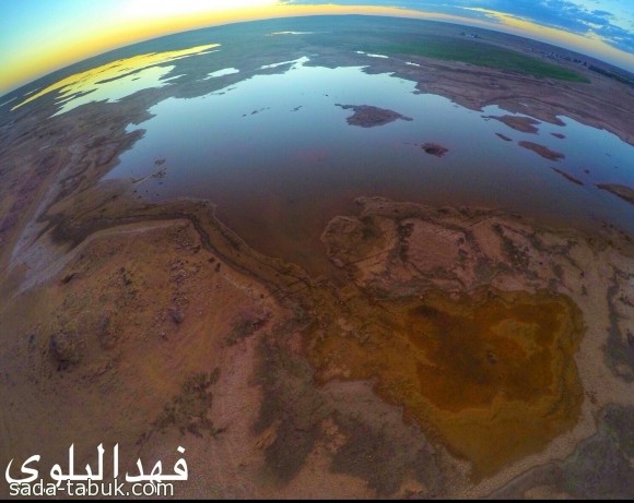 صورة جوية بطائرة الفانتيوم من تيماء - تصوير: فهد البلوي