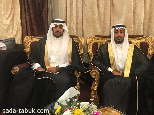 بندر وبدر ابناء سعيد ابو ركبة العطوي يحتفلون بزواجهم