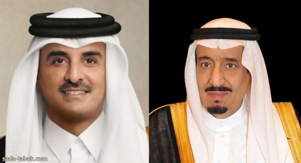 أمير قطر يتسلم رسالة من خادم الحرمين الشريفين