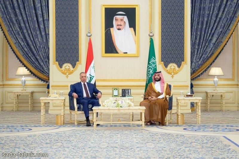 ولي العهد يجتمع في قصر السلام بجدة مع رئيس الوزراء العراقي