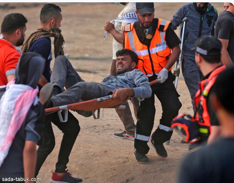 إصابة فلسطينيين برصاص الاحتلال الإسرائيلي