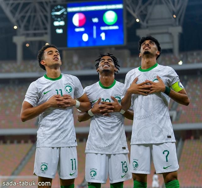 الأخضر الأولمبي بطلًا لكأس اتحاد غرب آسيا على حساب قطر