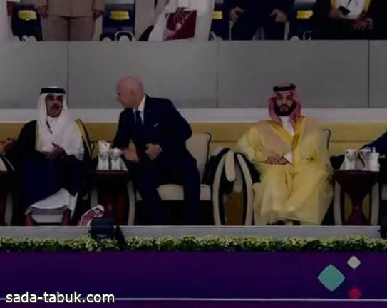 بالفيديو: ولي العهد يشهد افتتاح كأس العالم قطر 2022