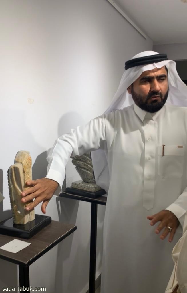 جاليري لمسة فن يستضيف معرض النحات السعودي علي مشيخي