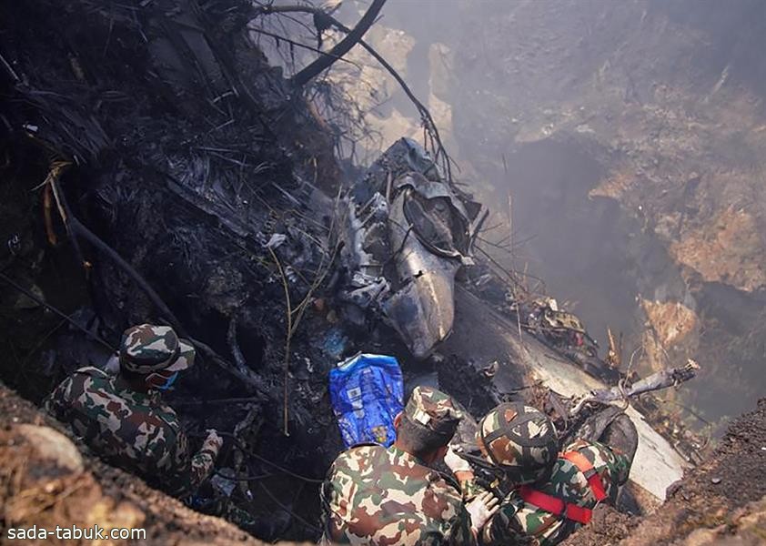 تحطم طائرة على متنها 72 شخصاً غرب نيبال