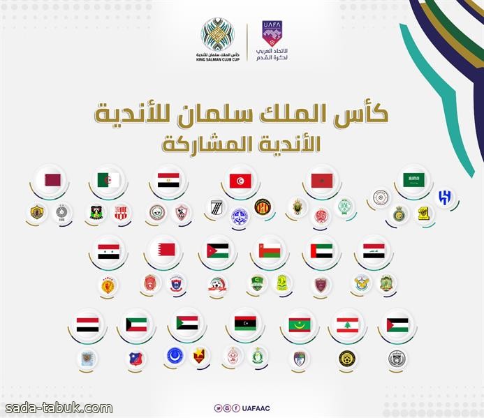 الإعلان رسمياً عن الأندية المشاركة في كأس الملك سلمان 2023