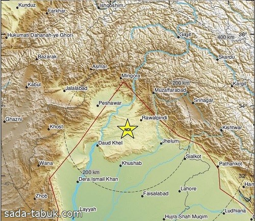 زلزال يضرب شرق باكستان بقوة 4.4 درجات