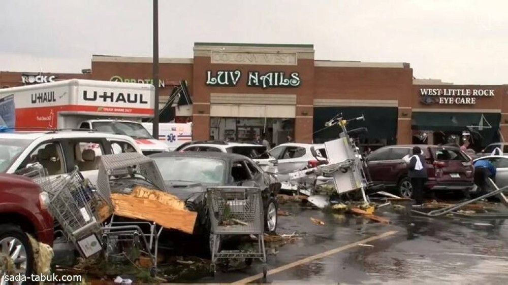 ولاية أركنساس: 600 إصابة وأضرار جسيمة جراء الإعصار