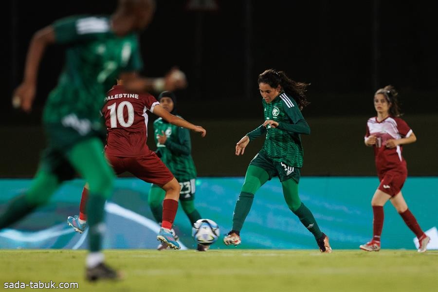 المباراة الودية  الأولى لسيدات السعودية وفلسطين تنتهي بالتعادل