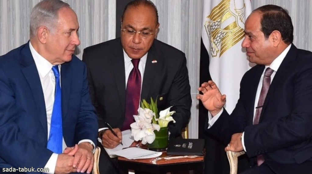 الرئاسة المصرية : السيسي ونتنياهو يؤكدان استمرار التنسيق بشأن حادث إطلاق النار على الحدود