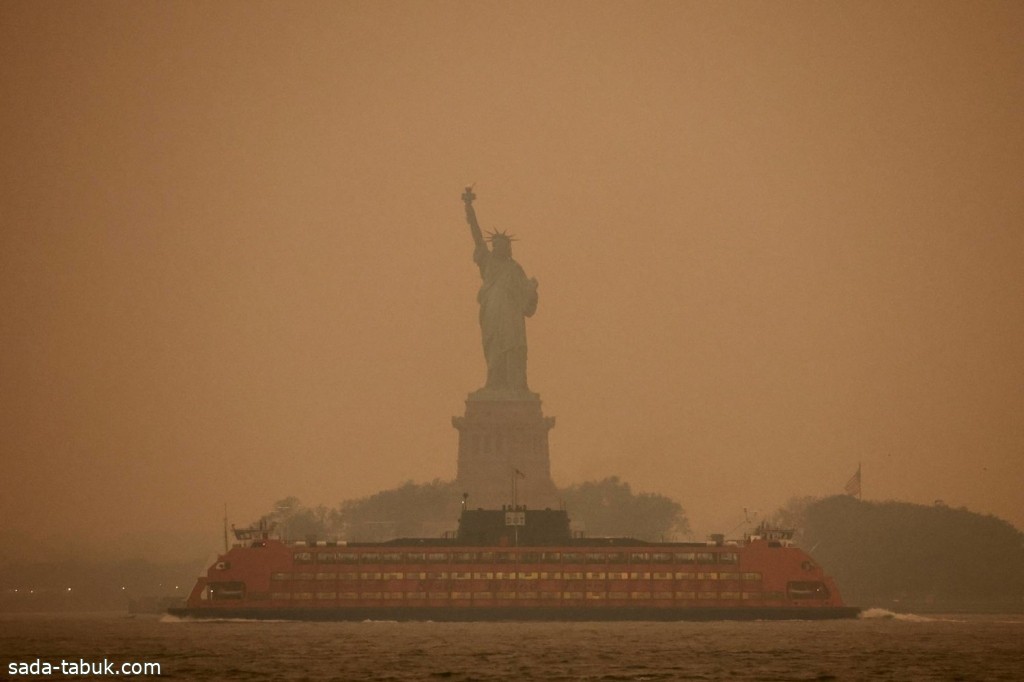 نيويورك تسجل أسوأ تلوث للهواء في العالم  بسبب حرائق كندا