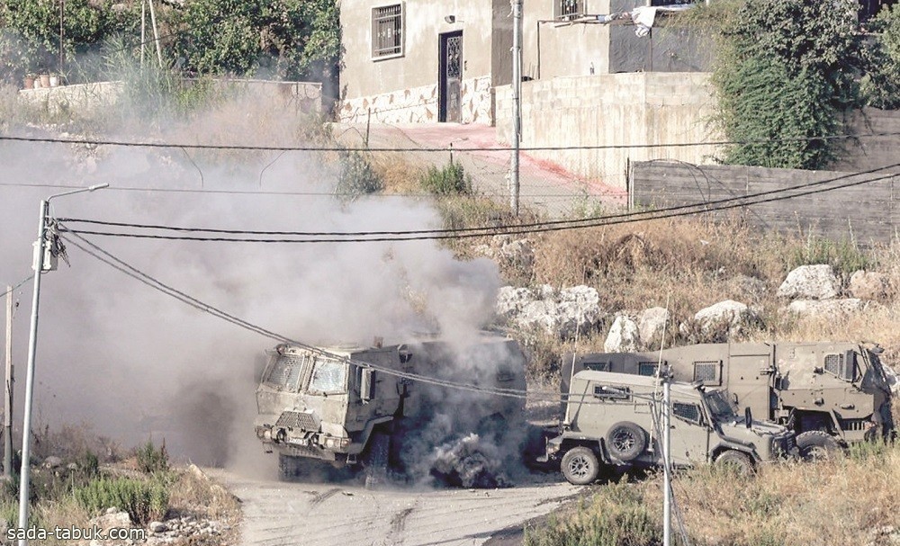 إصابة عشرات الفلسطينيين غرب جنين