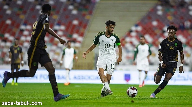 المنتخب السعودي يتعادل مع موريتانيا في دورة الألعاب الرياضية العربية