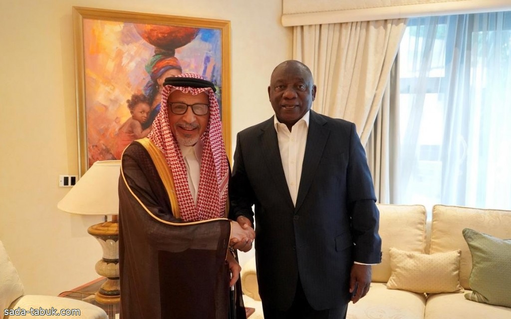 الملك سلمان يبعث رسالة شفهية لرئيس جنوب افريقيا تتعلق بالعلاقات الثنائية