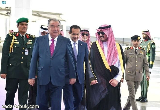 رئيس طاجيكستان يصل جدة للمشاركة في القمة الخليجية مع دول آسيا الوسطى