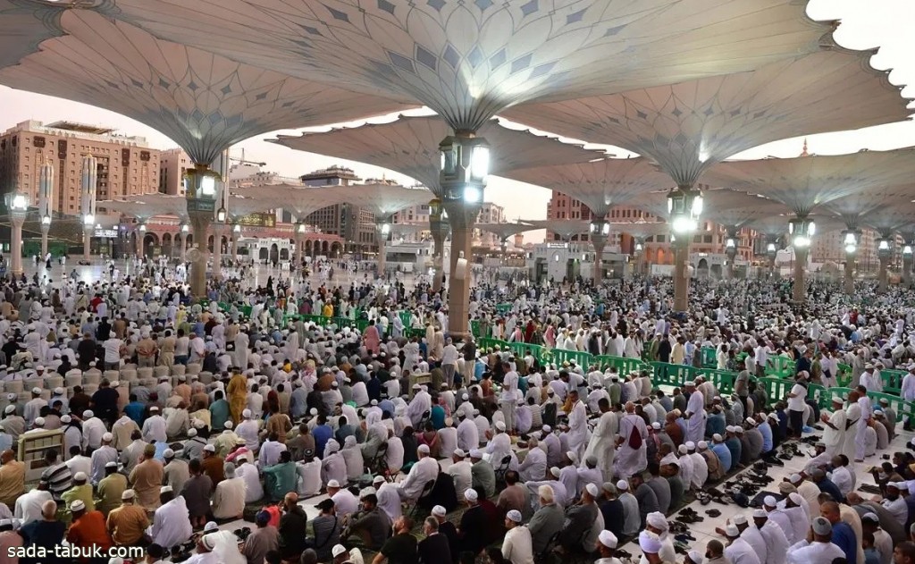 المسجد النبوي يستقبل أكثر من 245 مليون مصلٍ منذ بداية العام 1444هـ