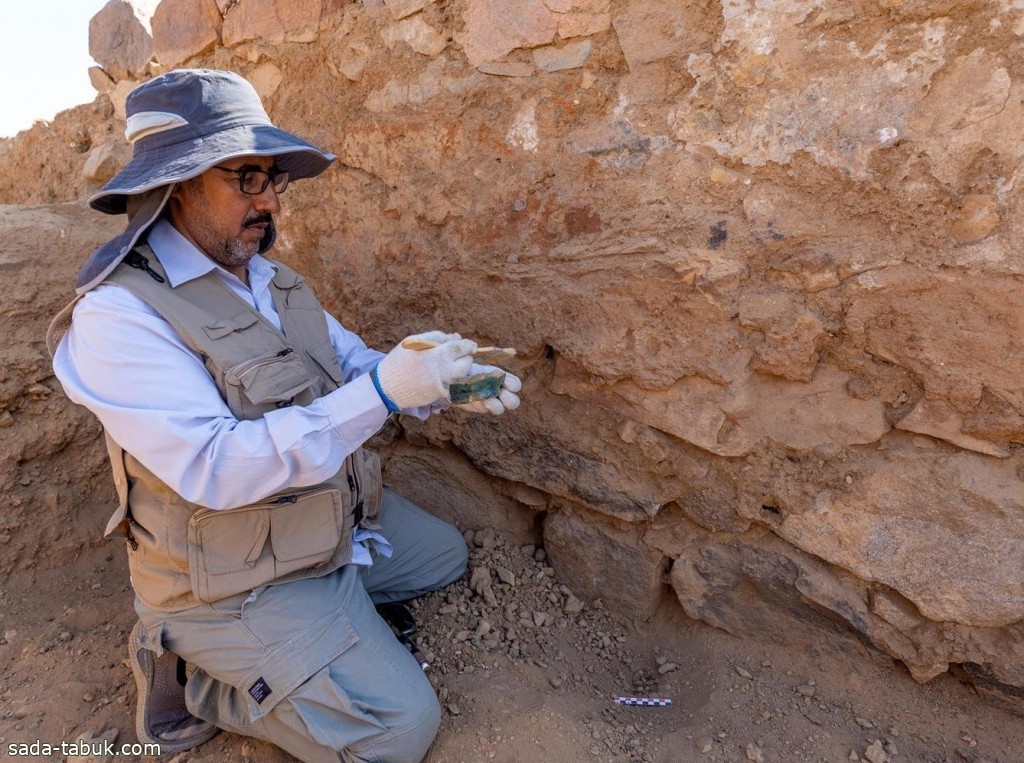 إعلان أبرز الاكتشافات الأثرية بموقع العبلاء الأثري في موسمه السابع