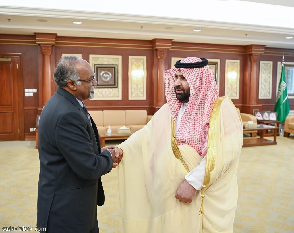نائب أمير منطقة جازان يستقبل القنصل العام لجمهورية سنغافورة لدى المملكة