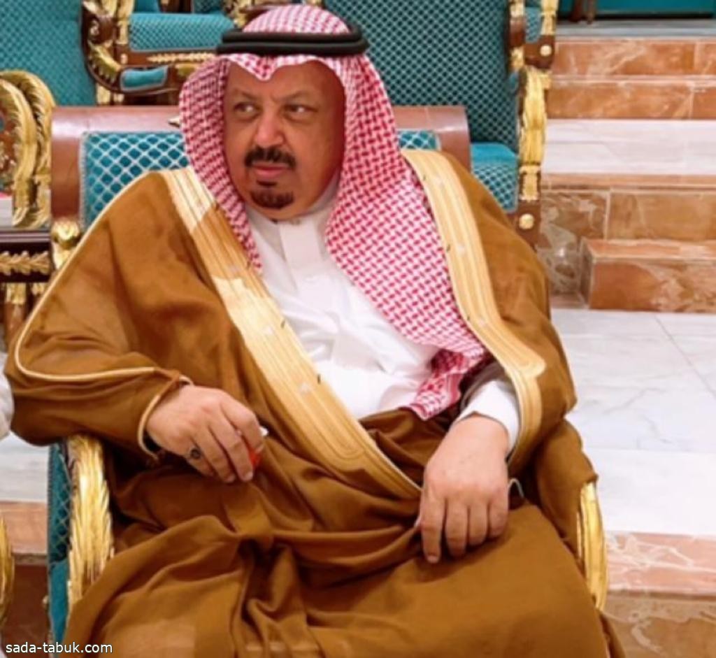 نائب رئيس مجلس ادارة جمعية الملك عبدالعزيز الخيرية بتبوك يهنئ القيادة بمناسبة اليوم الوطني الـ 93