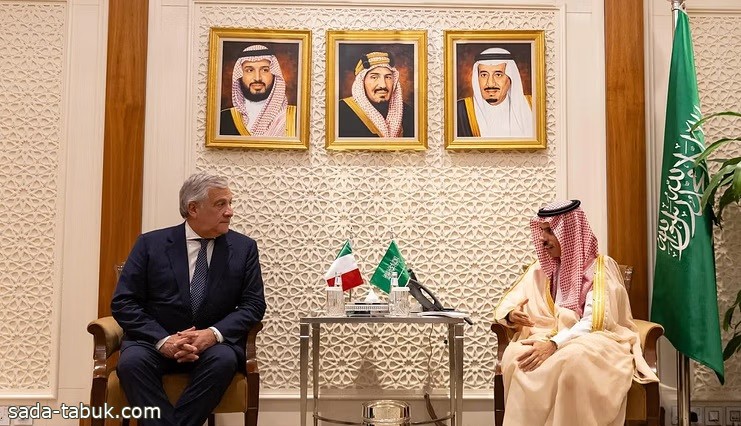 الأمير فيصل بن فرحان يبحث أوجه التعاون مع وزير الخارجية الإيطالي