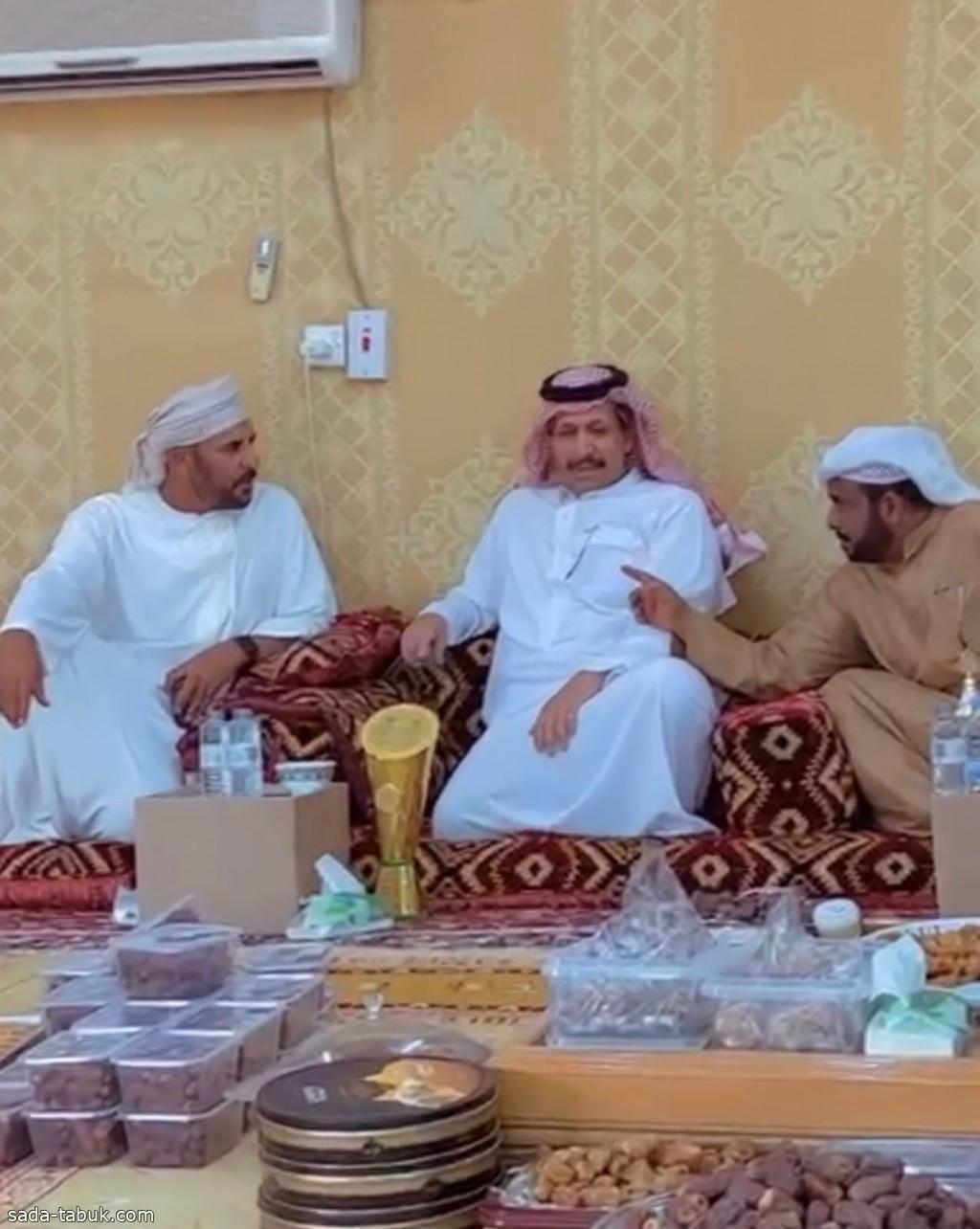 سمو الشيخ ذياب بن سيف آل نهيان في ضيافة رجل الأعمال عبدالرحمن فهد المديني