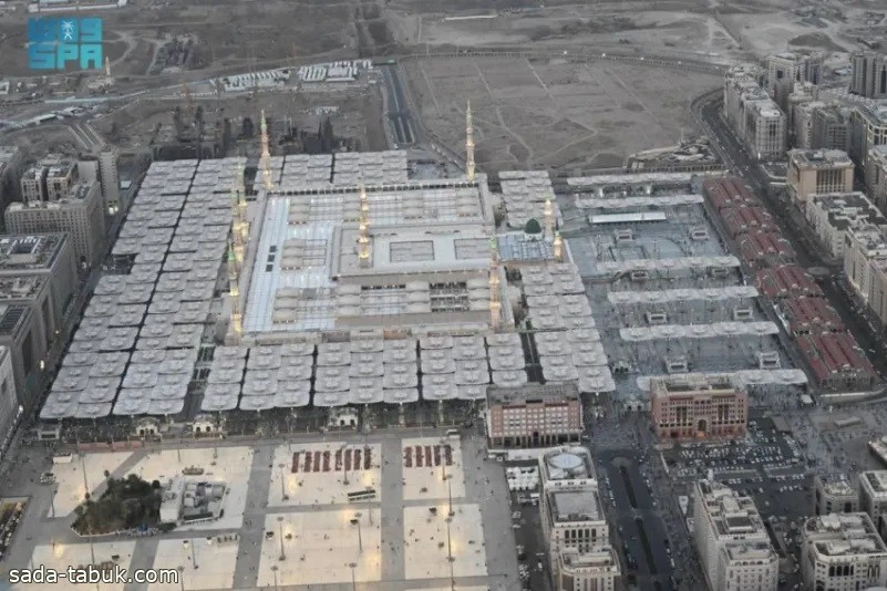 6 ملايين مصلٍّ يؤدون الصلوات في المسجد النبوي خلال أسبوع
