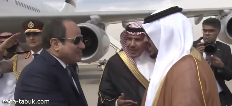 الرئيس المصري يصل الرياض للمشاركة في القمة العربية الإسلامية