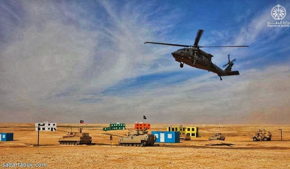 اختتام التمرين البري المختلط "رماية الخليج العربي" في حفر الباطن