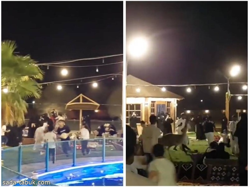 فيديو| نعامة تركض وسط الزوار بفعالية في موسم الرياض