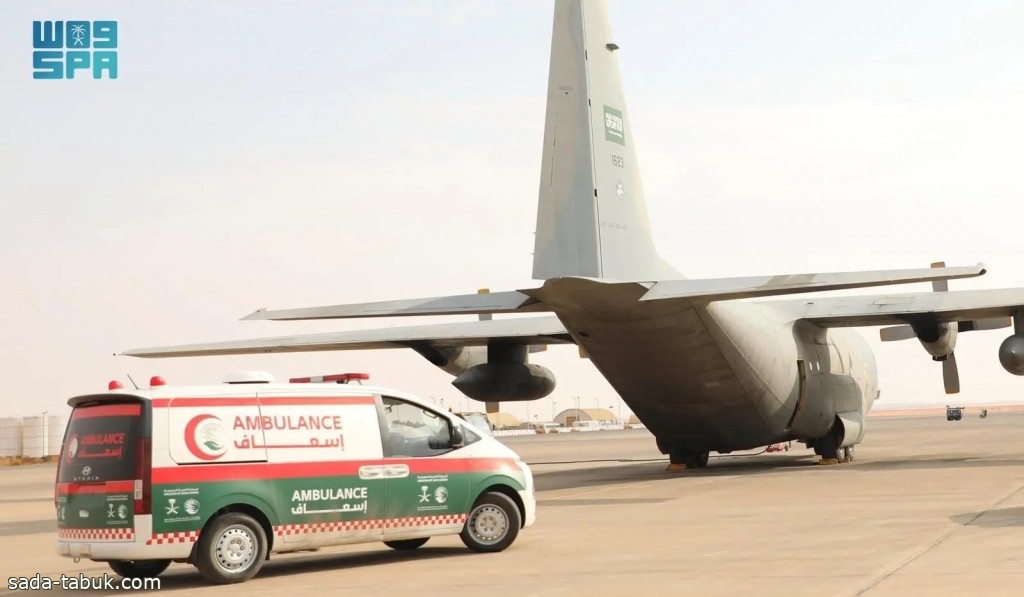 مغادرة الطائرة الإغاثية السعودية السابعة عشر لإغاثة الشعب الفلسطيني في قطاع غزة