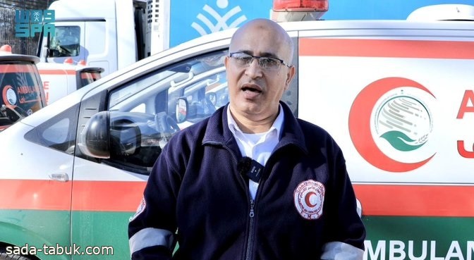 مدير الهلال الأحمر الفلسطيني يشكر السعودية لدورها الإنساني في إغاثة سكان غزة