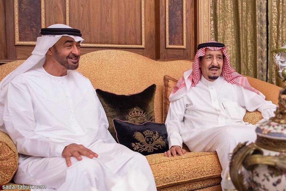 خادم الحرمين لـ رئيس الإمارات : علاقاتنا مميزة نسعى لتعزيزها وتنميتها في المجالات كافة