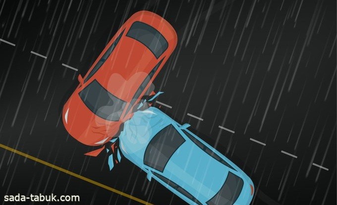 المرور: المطر يجعل الطرق زلقة وغير مستقرة والقيادة بحذر خلال هطول الأمطار