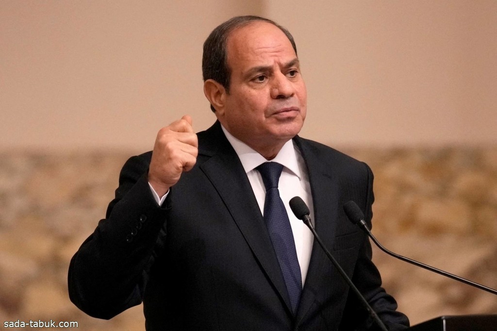 السيسي : مصر تواجه حزمة من التحديات في مقدمتها حرب غزة