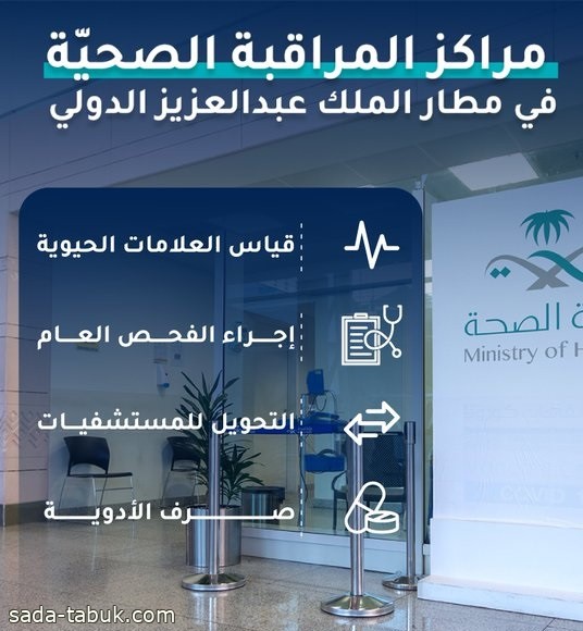 مطار الملك عبدالعزيز : كادر طبي مميز لمباشرة الحالات الإسعافية للمسافرين