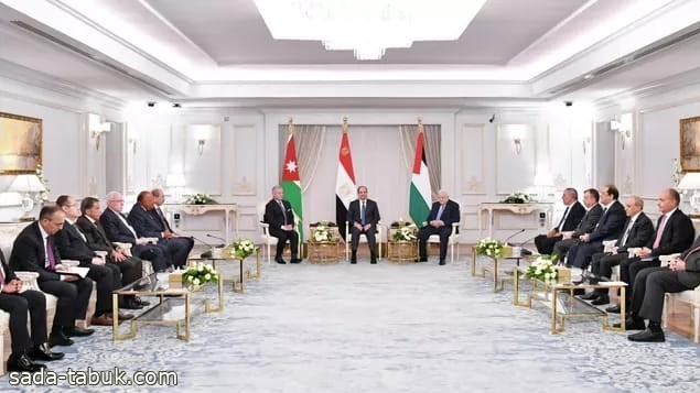 قمة مصرية أردنية فلسطينية غدا الأربعاء في العقبة لبحث تطورات غزة