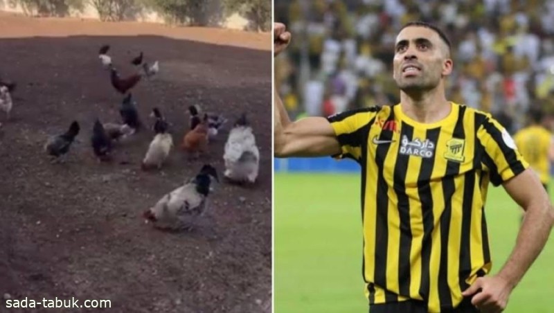 فيديو| لاعب الاتحاد حمدالله يقضي وقته داخل مزرعته الخاصة بالمغرب
