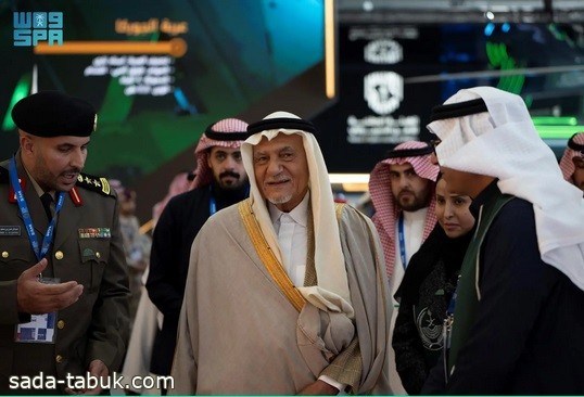 سمو الأمير تركي بن فيصل يزور جناح وزارة الداخلية بمعرض الدفاع العالمي 2024