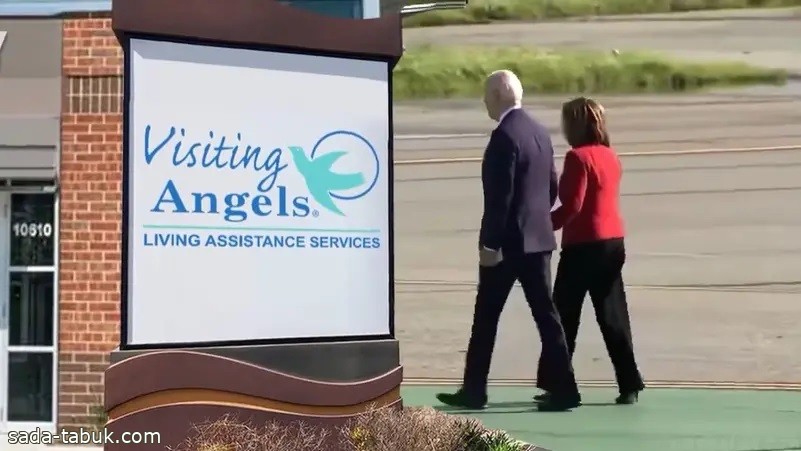 ترامب ينشر فيديو لـ بايدن في طريقه لدخول دار لرعاية المسنين !