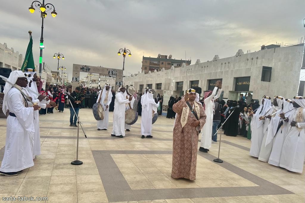جادة الأمير فهد بن سلطان تحتضن مهرجان أمانة تبوك بمناسبة يوم التأسيس