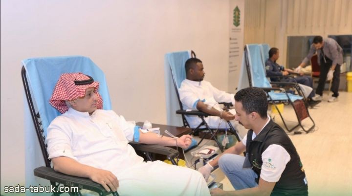 بمناسبة يوم التأسيس السعودي أمانة العاصمة المقدسة تنظم حملة توعوية للتبرع بالدم