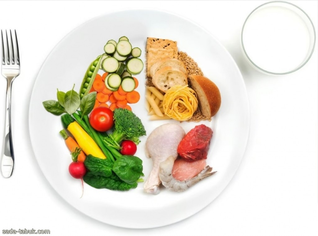 «الغذاء والدواء»: الطبق الصحي المثالي «متوازن» ويحتوي على جميع المجموعات الغذائية