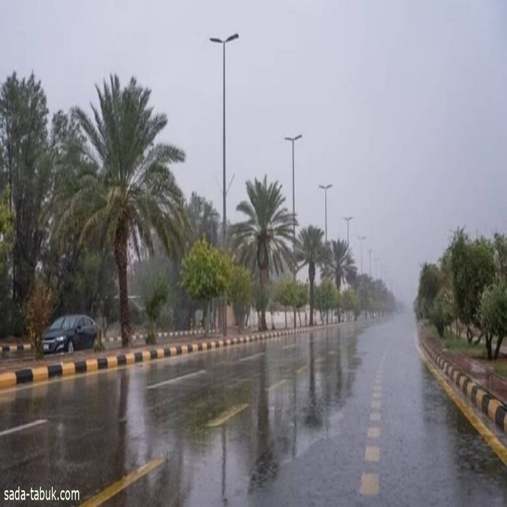 "الأرصاد" ينبه 5 مناطق: أمطارٌ متوسطة إلى غزيرة وسيول رياح شديدة السرعة