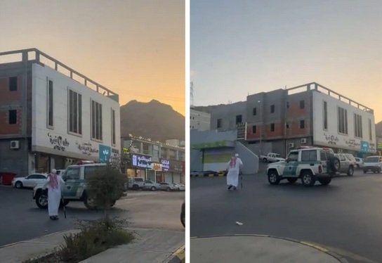 فيديو| ردة فعل إنسانية من قائد دورية مرور تُشعل مواقع التواصل